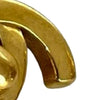 Chanel CC Gold Plated Turn Lock Clip on Earrings Secondhand