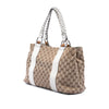 Gucci Medium GG Canvas Bamboo Libeccio Tote Secondhand