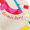 Hermès Bouclerie Moderne Plumetis Silk Twilly Scarf Secondhand