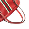 Gucci Medium Leather Web Dome Satchel Secondhand