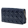 Dior Patent Cannage Lady Dior Pouch with Chain Secondhand
