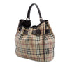 Burberry Haymarket Check Coated Canvas Walden Belted Hobo Secondhand