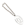 Cartier Brass Logo Bag Charm and Key Chain Secondhand
