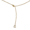 Dior Gold Plated Faux Pearl and Strass Clair D Lune Necklace Secondhand