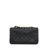 Chanel CC Quilted Lambskin Turnlock Full Single Flap Secondhand