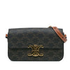 Secondhand Celine Triomphe Coated Canvas Claude Shoulder Bag