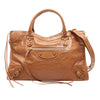 Balenciaga Lambskin Motocross Classic City Satchel Secondhand
