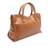 Balenciaga Lambskin Motocross Classic City Satchel Secondhand