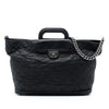 Chanel Large Iridescent Quilted Calfskin In The Mix Shopping Tote Secondhand