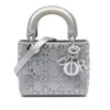 Dior Mini Satin Cannage Crystal Embellished Lady Dior Secondhand