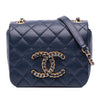 Chanel Mini Lambskin CC Crystal Full flap Secondhand