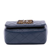 Chanel Mini Lambskin CC Crystal Full flap Secondhand