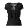 Secondhand Blumarine Lace Mini Dress with Short Vest - '00s