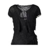 Secondhand Blumarine Lace Mini Dress with Short Vest - '00s