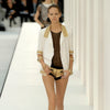 Chanel Short Sleeve Ivory Jacket With Silk Lining - '00s