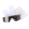 Secondhand Stella Mccartney Gold Metal Serigraphy Mask Sunglasses