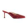 second hand Paciotti Red Sequin Mule Pumps