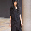 Secondhand Junya Watanabe Comme des Garçons Draped Black Top - '10s