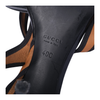 Secondhand Gucci Leather Colorblock Pattern T-Strap Sandals- '10s
