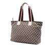 Gucci GG Canvas Web Tote Secondhand