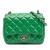 Chanel Mini Square Classic Patent Single Flap Secondhand