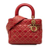 Dior Medium Lambskin Cannage Studded Supple Lady Dior Secondhand