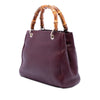 Gucci Small Calfskin Bamboo Shopper Satchel Secondhand