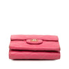 Chanel CC Quilted Caviar Compact Flap Wallet Secondhand