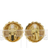 Chanel Gold Plated Mademoiselle Clip On Earrings Secondhand