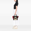 Celine Micro Tricolor Canvas and Leather Luggage Tote Secondhand