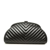 Chanel Chevron Lambskin Timeless Kisslock Clutch Secondhand