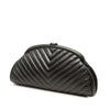 Chanel Chevron Lambskin Timeless Kisslock Clutch Secondhand