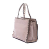 Valentino Grained Calfskin Rockstud Flip Lock Tote Secondhand