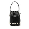 Fendi Mini Leather Pearl Mon Tresor Bucket Bag Secondhand