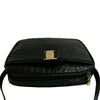 Ferragamo Croc Embossed Leather Vara Crossbody Secondhand