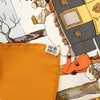 Hermès L Hiver En Poste Silk Scarf 90 Secondhand
