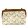 Celine Triomphe Coated Canvas Clutch On Chain Secondhand