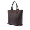Gucci Grained Calfskin Bamboo Shopper Tote Secondhand