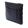 Chanel Medium Crumpled Calfskin Night by the C O Case Clutch Secondhand
