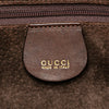 Gucci Woven Leather Bamboo Satchel Secondhand