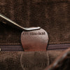 Gucci Woven Leather Bamboo Satchel Secondhand