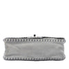 Chanel Medium CC Quilted Suede Whipstitch Single Flap Secondhand