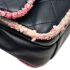 Chanel Quilted Lambskin and Tweed Elegant Trim Flap Secondhand