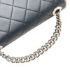 Chanel Quilted Lambskin and Tweed Elegant Trim Flap Secondhand