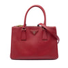 Prada Medium Saffiano Lux Galleria Double Zip Satchel Secondhand