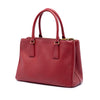 Prada Medium Saffiano Lux Galleria Double Zip Satchel Secondhand