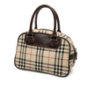 Burberry House Check Canvas Handbag Secondhand