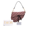 Dior Mini Oblique Canvas Saddle Bag Secondhand