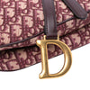Dior Mini Oblique Canvas Saddle Bag Secondhand