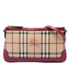 Burberry Haymarket Check Coated Canvas Peyton Crossbody Secondhand